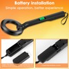 NEMTMCUA Metal Detector - IP54 Waterproof Portable High Sensitivity Metal