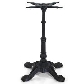 BOKKOLIK 30inch Height Industrial Table Base-Vintage Restaurant Table Base-French Bistro X Base-22 * 22”(L*W) Cast Iron Design Furniture Leg