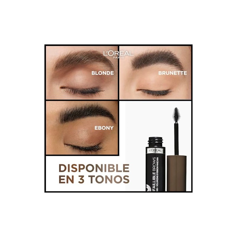 LOreal Paris, Gel Para Cejas Brow Artist Plump 108 Dark