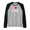 Fun Graphic-I love Pickled Jalapenos Raglan Baseball Tee