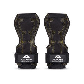 Adanis Apex Lifting Straps with Adjustable Metal Buckle - Heavy-Duty Padded Gym Straps for Weight Lifting, Cushioned Wrist Straps for Gym Gloves Support, Precise Grip and Palm Protection