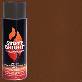 Stove Bright TI-8102 High Temperature Paint, 1200 Degree F Operating Temperature Range, 12 oz Aerosol, Russet