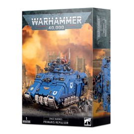Games Workshop 99120101192" Space Marines Primaris Repulsor Plastic Kit, Black