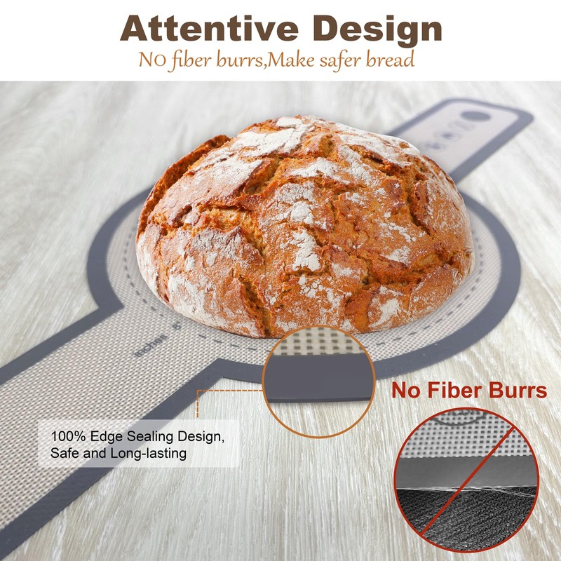 Silicone Bread Sling for Dutch Oven,2 Sizes Set Non-Stick &