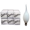Creative Hobbies 6 Pack of Silicone Dipped Chandelier Candle Light