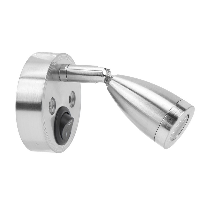 RV 12V to 24 V Reading Light Polished LED Berth
