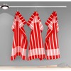 Lashuma Kitchen Towels Cotton Red - White, Tea Towels 50