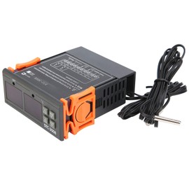 Temperature Controller Dual Display Dual Probe Sensor 3008 Thermostat with ±1°C Temperature Measurement Accuracy Mechanicalcomponents (12V)