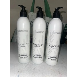 Alice & Co 3 Bottles ALICE+Co BOTANICALS Hydrating SHAMPOO Lavender & Eucalyptus 12oz NEW