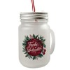 speecheese Merry Christmas Christmas Design Mason Jar with Handle Drinking