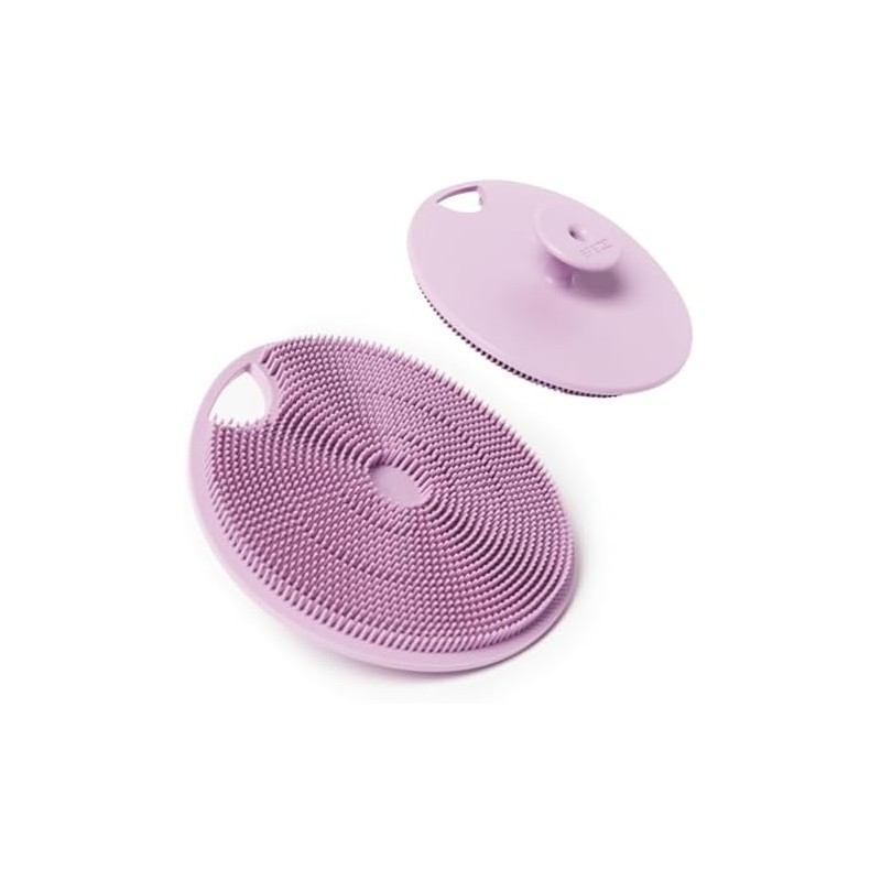 Depurador corporal exfoliante de silicona suave higiénico con asa para