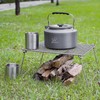 Bulin 2.2 L Kettle Camping with 2 Cups Kettle Outdoor