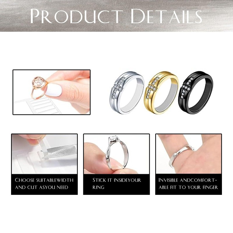 Ring Size Adjuster Set, Ring Reducer Invisible, Ring Size Adjuster,