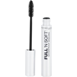 Maybelline Makeup Full N Soft Waterproof Mascara, Very Black Waterproof Mascara, 0.28 fl oz                                                           