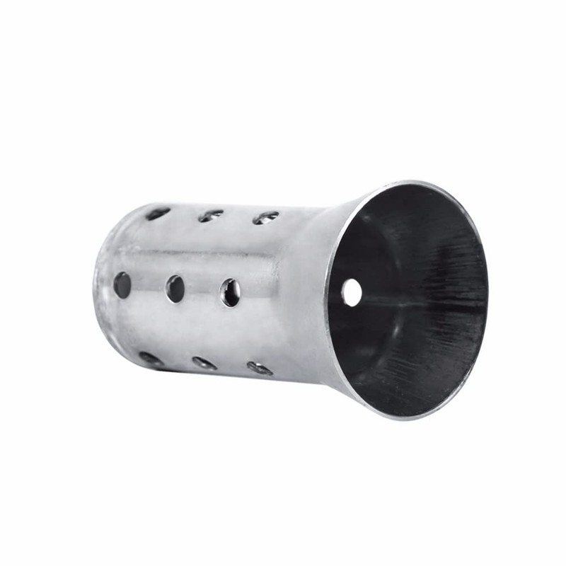 TOTMOX 1 Piece Silencer Silver Insert Universal Detachable Motorcycle Exhaust