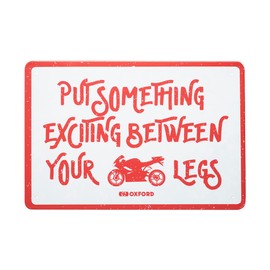 Oxford Products Motorcycle Metal Sign. Garage, Shed, Workshop.