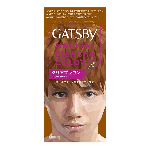 GATSBY Natural Bleach Color Clear Brown [HTRC5.1]