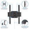 Mount-It! Landscape to Portrait Rotating TV Wall Mount | Vertical