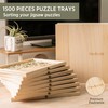 Becko US Wooden Puzzle Sorting Trays with Sliding Drawer Design,