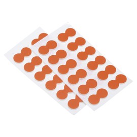 PATIKIL 0.39" Strike Indicators Fly Fishing, 24 Pcs Stream Floating Hook Positioning Fishing Bobber Strike Indicator Fly Fishing Indicator Floats Foam Strike Indicator, Orange