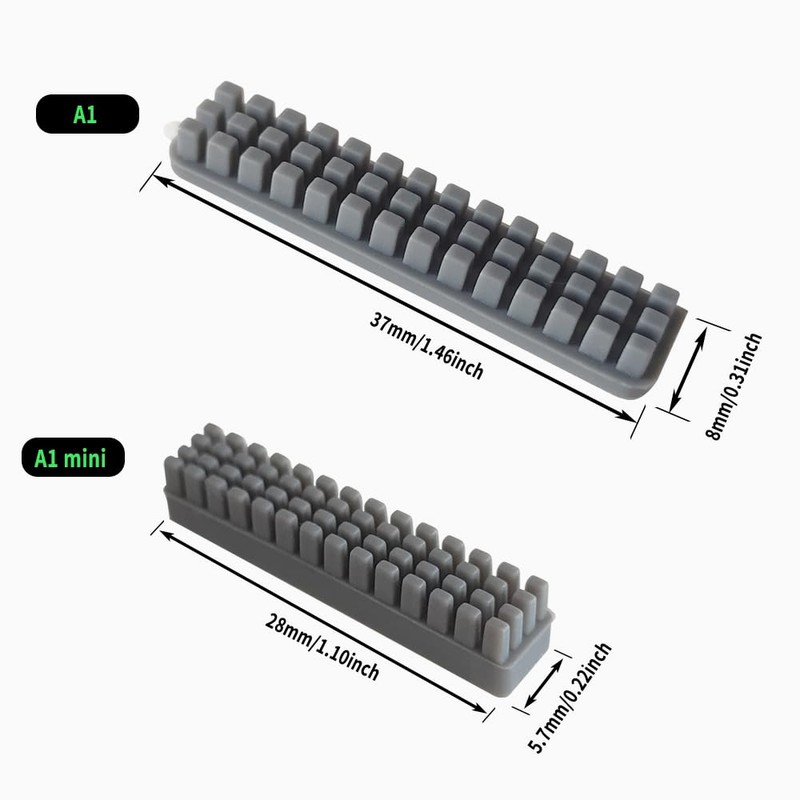 3D Printer Silicone Nozzle Wiper for Bambu Lab A1 Mini