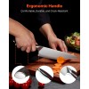 6-Piece Professional Kitchen Cutlery Set High Carbon Stainless Steel Ergonomic