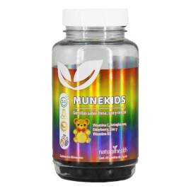 Natural Health Inmune Kids 60 Gomitas De 3 G C/u Sabor Fresa Uva Y Cereza
