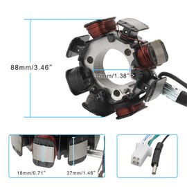STATOOK Motorcycle Magneto Ignition Stator Coil Compatible with CRF230F CRF 230F 230 F 2003-2017 2016 2015 2014 2013 2012 2011 2010 2009