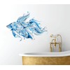 Fancy Fish Design - Beautiful Ocean Inspired - Bathroom Wall