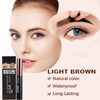 Grayish-Brown Tatto Brow Peel Off Eyebrow Gel Tint,Eyebrow Tint Dark