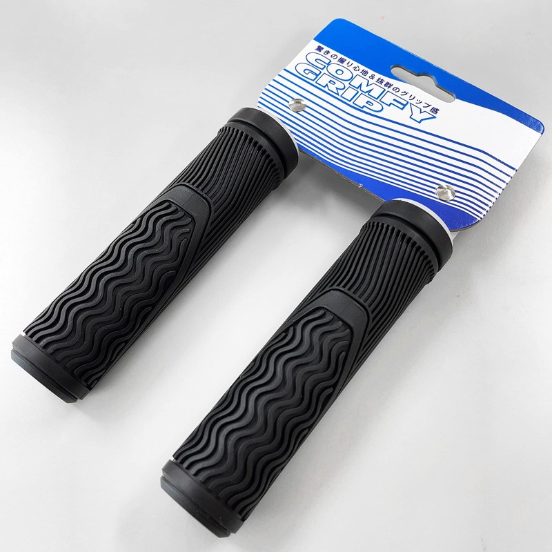 NOGUCHI Bicycle Grip [Confit Grip] Left & Right Set, Black,