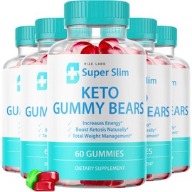 rize labs (5 Pack) Super Slim Keto Gummy Bears Super Slim Keto Gummies (300 Gummies)