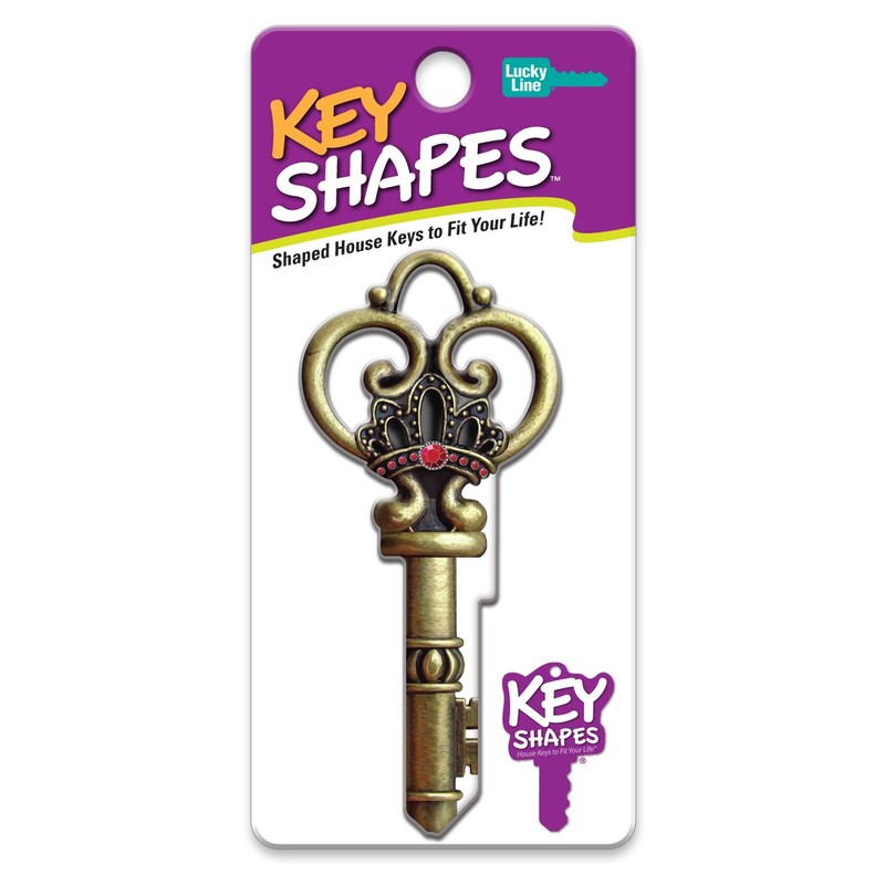 Lucky Line Key Shapes,Medieval SKELETON KEY - House Key Blank,