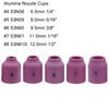 63PCS TIG Welding Torch Accessories kit Nozzle Collets Body Stubb