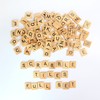 100 standard set of 100 wooden scrabble letter craft tiles