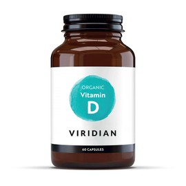 Viridian Viridian - Organic Vitamin D2 400IU - 60 Caps | Vegan Formula, Sourced from Organic Mushrooms | Contributes to Normal Bones, Teeth, Muscles & Immunity | Nutritionist Formulated
