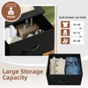 Somdot Nightstand, Small Dresser for Bedroom with 2 Drawers, Bedside