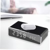 ULTECHNOVO 1set Wireless Charging Dock Alarm Clock for Smartphones and