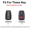 TECART Key Case Cover Fit for Toyota Camry RAV4 Key