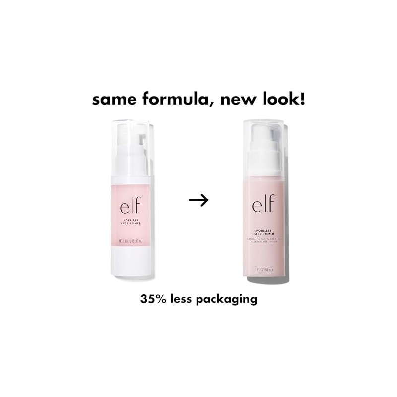 e.l.f. Cosmetics Poreless Face Primer Prebase Facial Transparente 30 ml
