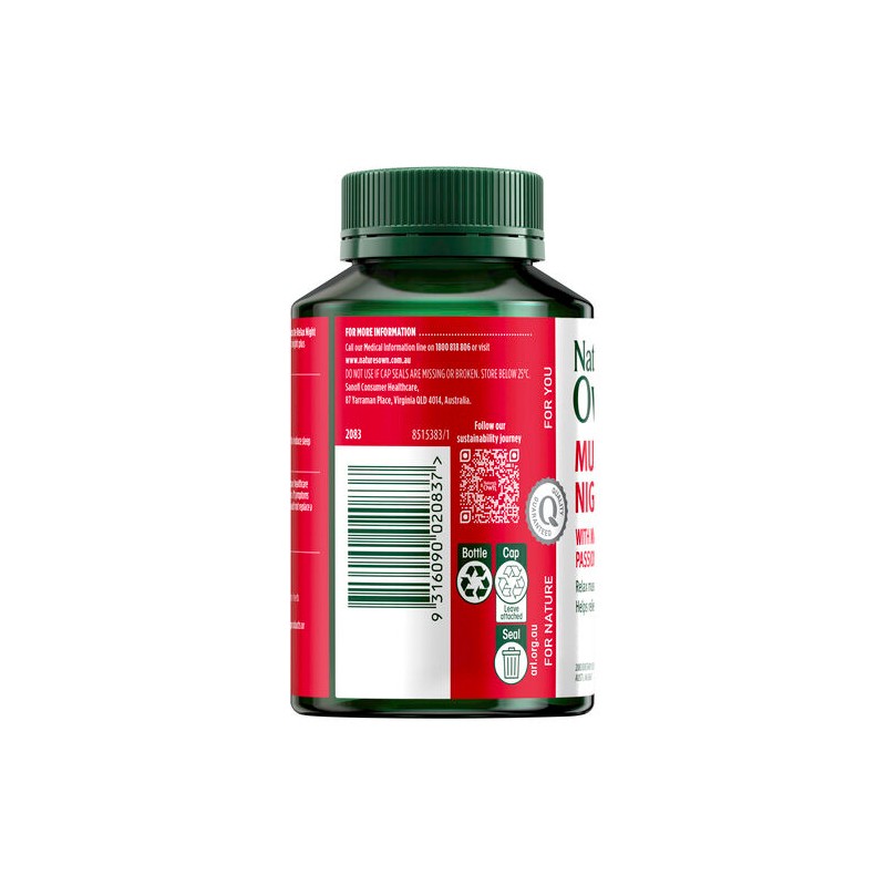 Nature's Own Nature’s Own Active Magnesium Recovery Muscle Night Tablets