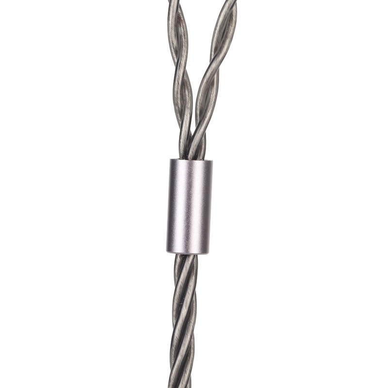 2Pin Sound Cable 3 in 1 Silver Plated Copper Cable