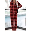 Aamikast Pajama Sets for Women Soft Button Up Christmas Pjs