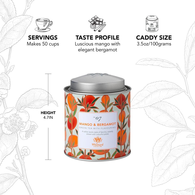 Whittard of Chelsea - Tea Discoveries Mango & Bergamot Caddy