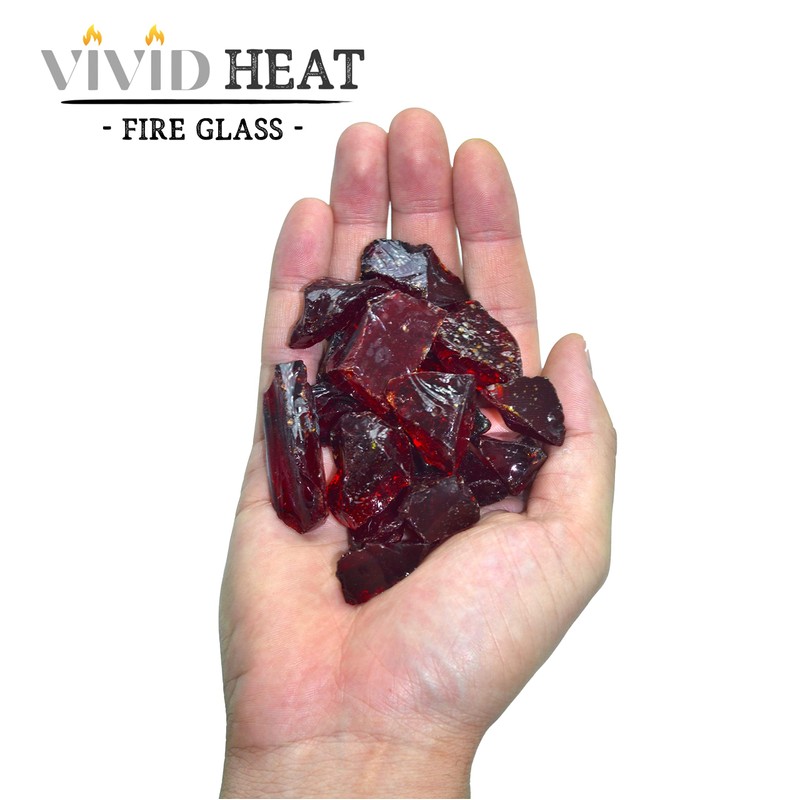 VIVID Heat (5-POUNDS Ruby Red Premium Indoor & Outdoor Crushed