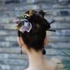 Rannyrena Bohemian Hawaiian Flower Hair Pin for Women Artificial Lily
