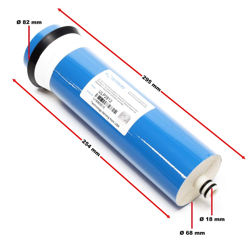 Naturewater RO Reverse Osmosis Membrane with 200 GPD 750 L/Day,