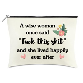 Birthday Gifts for Women Mom Best Friend Mothers Day Gifts Unique Retirement Gift Makeup Bag for Coworker Friendship Nurse Teacher Wife Sister Travel Cosmetic Pouch Christmas