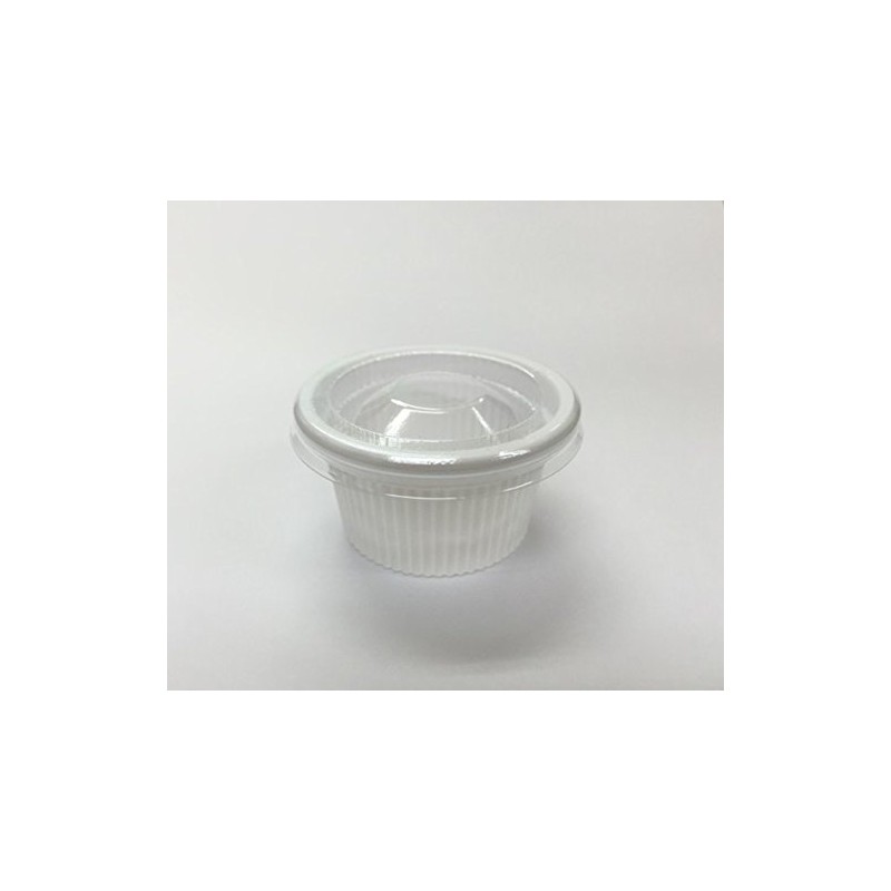 1/2 oz. Cup dyippukappu CC White Phone Lid Set 50 Pcs