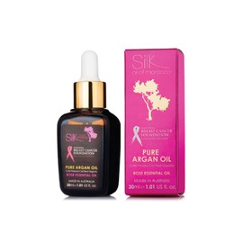 Silk Oil of Morocco Pure Vegan Argan Oil with Rose Essential Oil 30 ml